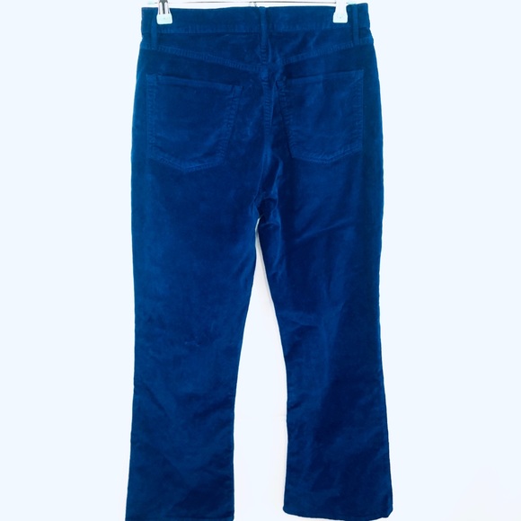 NWT 3X1 Velvet Cropped Flare Pants Stretch Size 29 - Picture 7 of 8